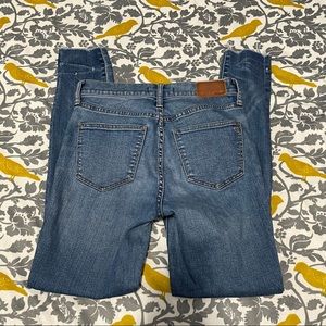 Madewell 9” High Riser Skinny Skinny EUC Size 25